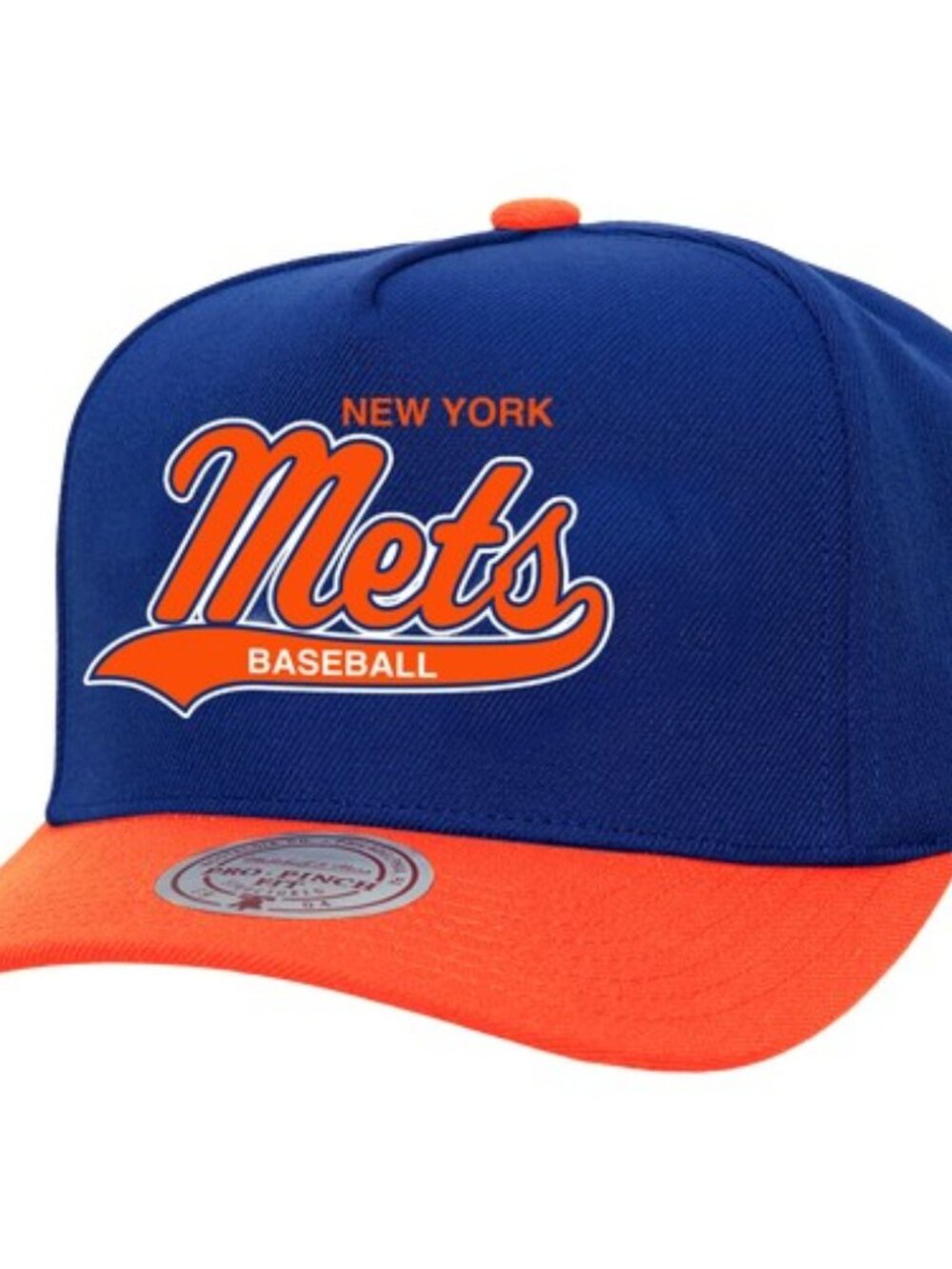 Mitchell & Ness New‎ York Mets Oversweep Cap Adult Blue/Orange One Size NEW